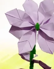 אוריגמי, הכנת עץ מקיפולי נייר